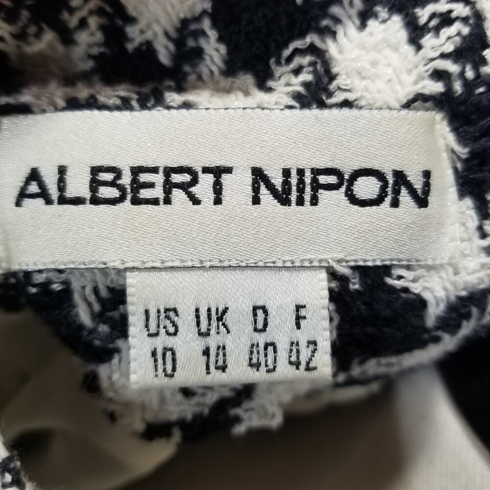 Albert Nipon Dress Size 10 Houndstooth Shift Dres… - image 7